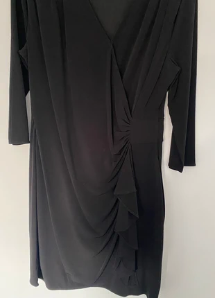 Vestido coast negro frunces, marca: Coast, estado: Nuevo sin etiquetas, tamaño: XXXL / 46 / 18, 35,00 €, 37,45 € Protección al comprador incluida