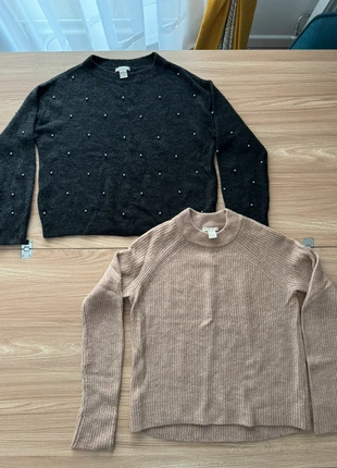 🧶 H&M - Lot de 2 Pull Gris et Rose - Taille XS, marca: H&M, estado: Muy bueno, tamaño: XS / 34 / 6, 20,00 €, 21,70 € Protección al comprador incluida