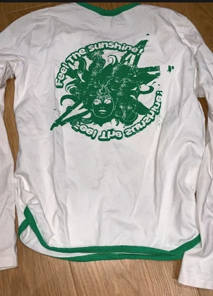 White and green top - h& m dubsteps- age 12/13 yea, brand: H&M, condition: Very good, size: 12 years / 152 cm, £1.50, £1.92 includes Buyer Protection