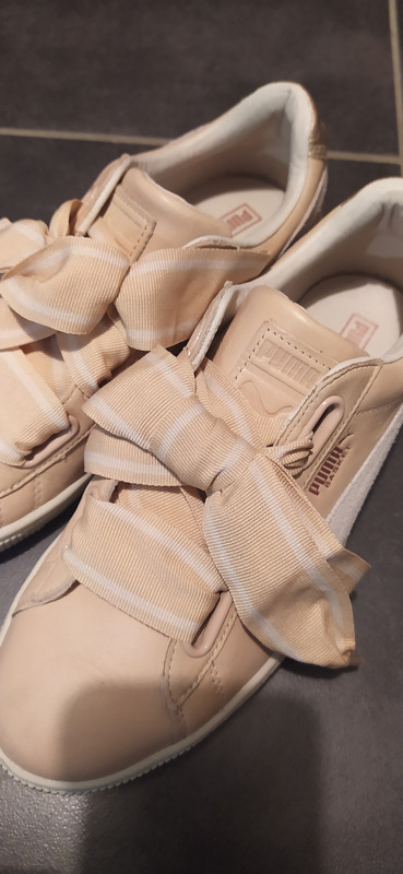 Puma heart top beige cuir
