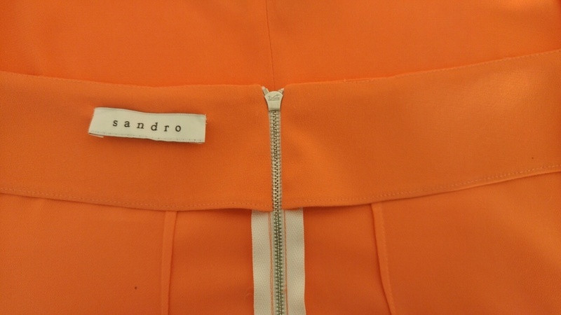 Sandro robe orange 4