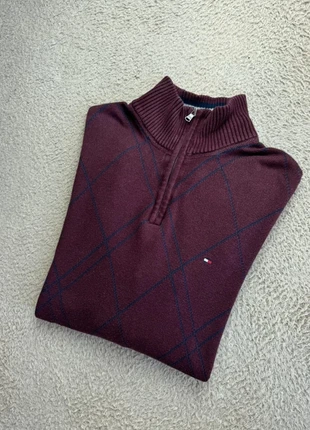 Pull Half Zip Tommy Hilfiger Bordeaux Taille L Homme, marke: Tommy Hilfiger, zustand: Sehr gut, größe: L, 34,99 €, 37,44 € beinhaltet Vinted-Käuferschutz Pro