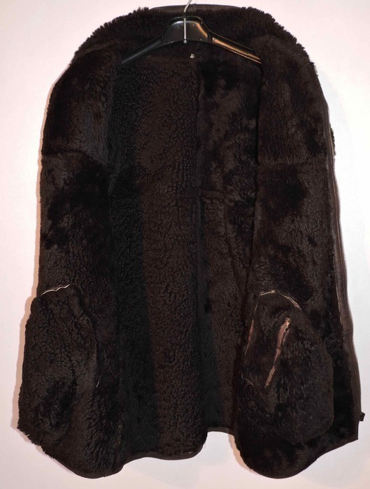 Manteau vintage homme peau lainée shearling T48 3