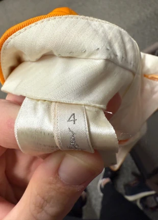 Opvallende Oranje Designerbroek – Schumacher – Maat 4 oftewel 40, marca: Schumacher, estado: Muy bueno, tamaño: L / 40 / 12, 29,00 €, 31,15 € Protección al comprador incluida