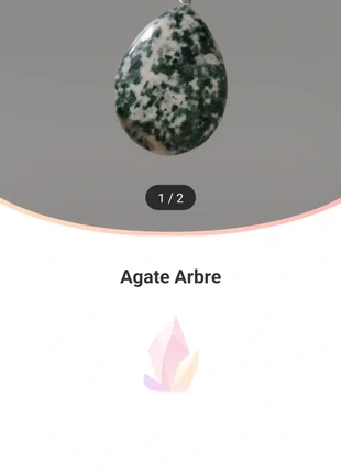 Collier Agate Arbre, marca: Pierre, estado: Nuevo sin etiquetas, 2,00 €, 2,80 € Protección al comprador incluida