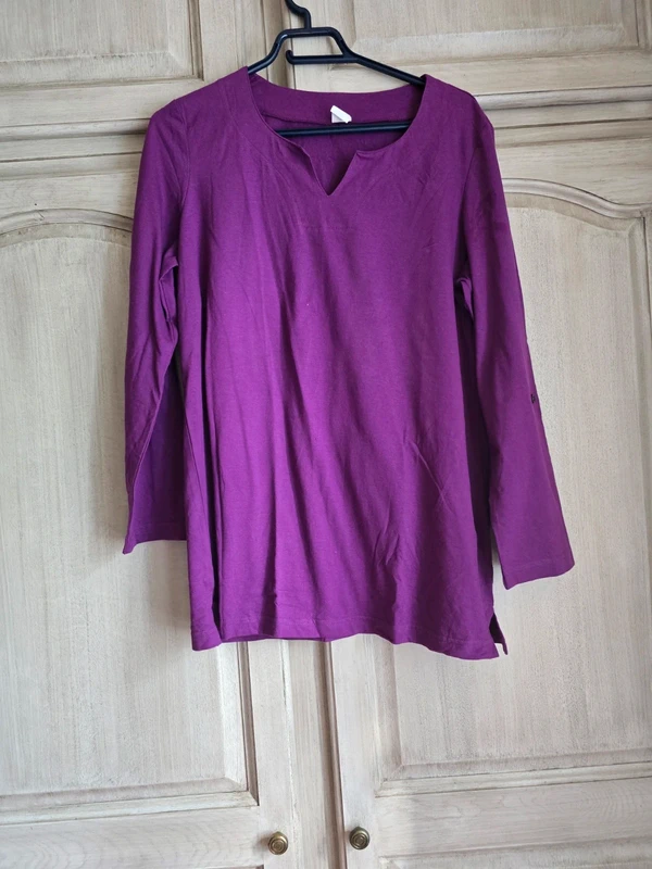 Pull violet taille 42