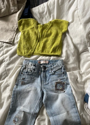 Magnifique gilet pour petite fille vert pomme, marque: Bout'chou, état: Bon état, taille: 12-18 mois / 80 cm, 5,00 €, 5,95 € Protection acheteurs incluse