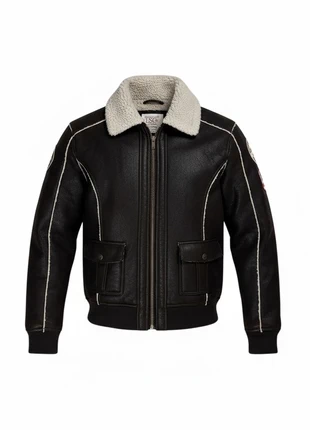 Bombardier Levi’s en cuir et laine édition San Francisco californiens, marke: Levi's, zustand: Sehr gut, größe: S / 36 / 8, 54,97 €, 58,42 € inklusive Vinted-Käuferschutz