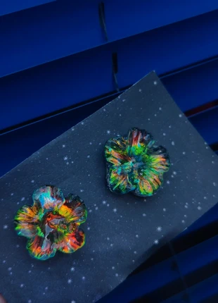 Pendientes flor holograficos, marque: Flower, état: Neuf sans étiquette, 8,00 €, 9,10 € Protection acheteurs incluse