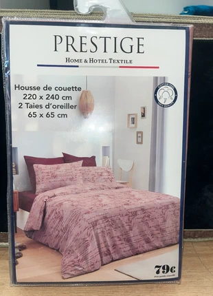 Housse de couette, 220, 200 g, marque: prestige, état: Neuf sans étiquette, taille: King Size (220-240 cm x 220-260 cm), 11,99 €, 13,29 € Protection acheteurs incluse