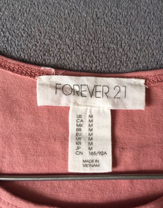 Crop top Forever 21 vieux rose 2