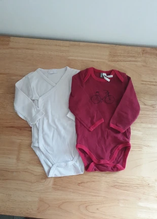 Lot de 2 bodies DPAM orchestra , brand: Orchestra, condizioni: Buone, taglia: 3-6 mesi / 62 cm, €1.50, €2.28 include la Protezione acquisti