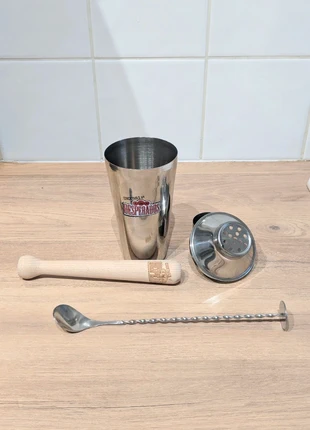 Shaker à cocktails Desperados + pilon et cuillère mélangeuse, marque: Desperados, état: Neuf sans étiquette, 7,00 €, 8,05 € Protection acheteurs incluse