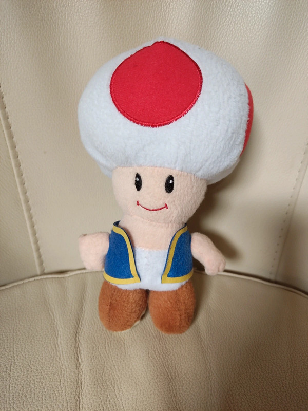 Peluche pupazzo Toad fungo Super Mario