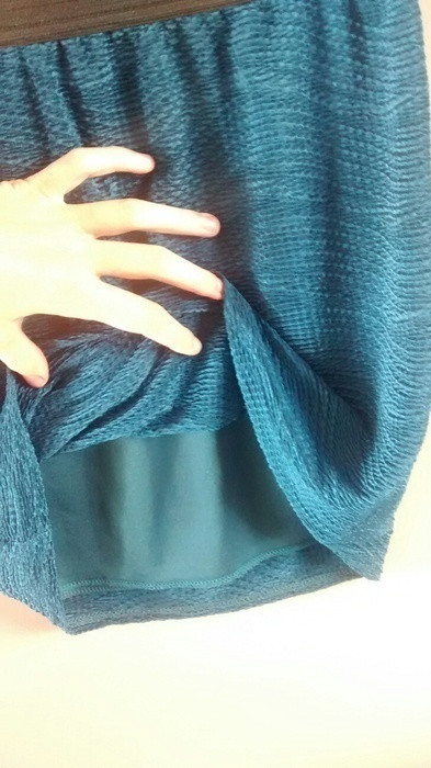Mini jupe courte bleue t.38 3