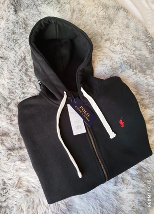 Pull à capuche full zip Ralph Lauren noir avec étiquette - Taille S - Made in Turkey, marke: Ralph Lauren, zustand: Neu, mit Etikett, größe: S, 63,00 €, 66,85 € inklusive Vinted-Käuferschutz