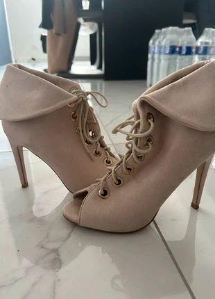 Talons rose à lacet, marque: Modress, état: Neuf sans étiquette, taille: 38, 5,00 €, 5,95 € Protection acheteurs incluse