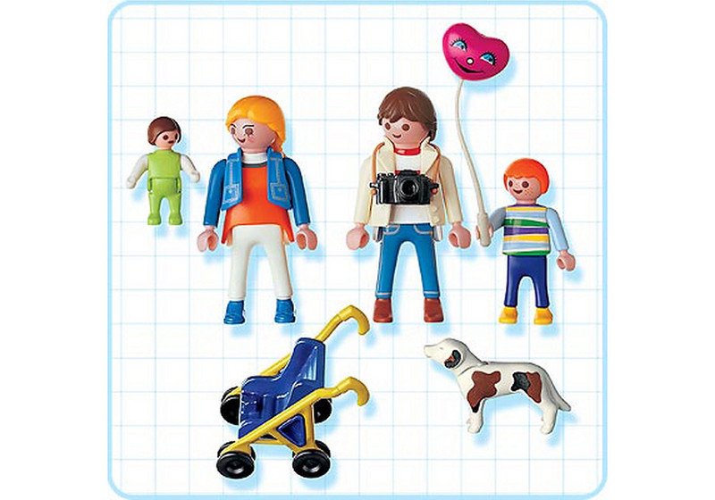 Jouet Famille et poussette - Playmobil 3209 PLAYMOBIL : le jouet à