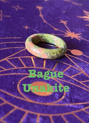 Bague unakite, marca: lithotherapie, estado: Novo sem etiquetas, €2.99, €3.84 inclui Proteção do Comprador