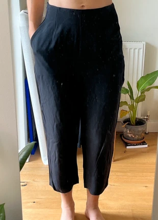 Black high waits trousers with side zip, brand: Dillon Dodson, condition: Good, size: S / UK 8-10, £10.00, £11.20 includes Buyer Protection
