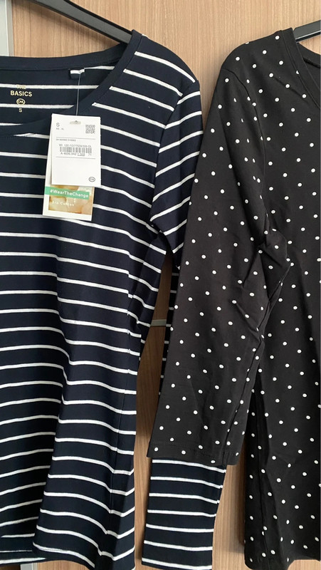 3 nieuwe shirts lange mouw C A h m maat S dames basic vest shirt longsleeve 36 Vinted