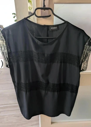 Blouse noire sans manches Kookaï, marca: KOOKAÏ, estado: Muy bueno, tamaño: S / 36 / 8, 12,00 €, 13,30 € Protección al comprador incluida