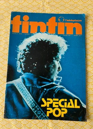 Ancien Journal de Tintin - 1975 - Spécial Pop - Bob Dylan - Pink Floyd, brand: TinTin, condition: Very good, €10.00, €11.20 includes Buyer Protection Pro