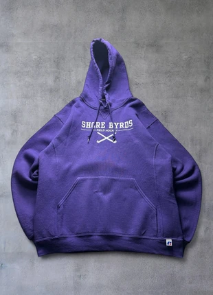 Hoodie / Pull à capuche Russel Athletic USA vintage violet – Taille M Oversize (Unisexe), merk: Russel Athletic, staat: Heel goed, maat: M, € 22,00, € 23,80 inclusief Kopersbescherming Pro