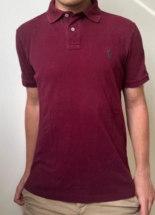 Polo rouge bordeaux Ralph Lauren - S, marque: Ralph Lauren, état: Très bon état, taille: S, 14,00 €, 15,40 € Protection acheteurs incluse