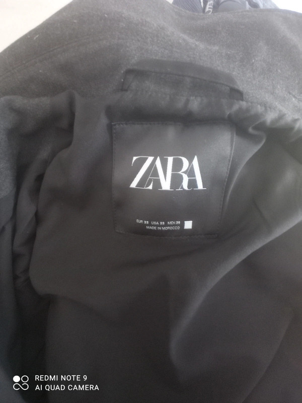 Veste chemise Zara taille XS grise en parfait état 5