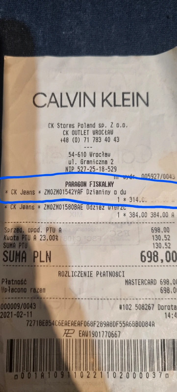 Paragon calvin klein sales