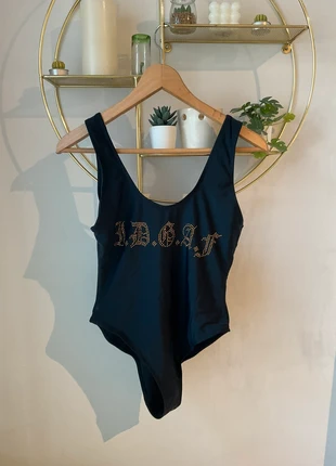 Idgaf swimsuit, brand: Boohoo, condition: Very good, size: L / UK 16-18, £1.00, £1.75 includes Buyer Protection