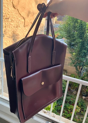 Sac de cours bordeaux à anse, brand: Fashion, condition: Good, €7.00, €8.05 includes Buyer Protection