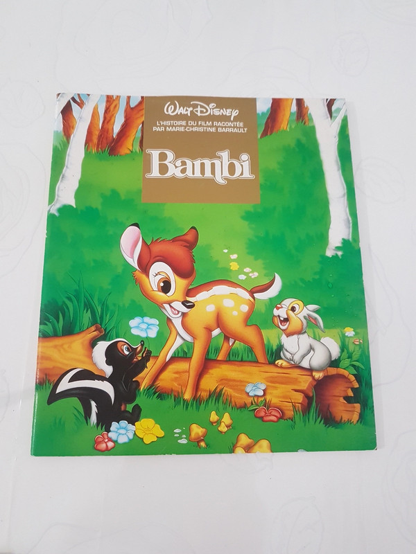 Livre Walt Disney bambi 1