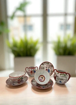 Service japonais ancien en porcelaine fine – 7 pièces, brand: Tampon, condizioni: Buone, €19.90, €21.60 include la Protezione acquisti