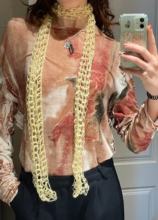 crocheted little scarf // mini bufanda de ganchillo, marque: COQUETTE, état: Neuf avec étiquette, 19,00 €, 20,65 € Protection acheteurs incluse