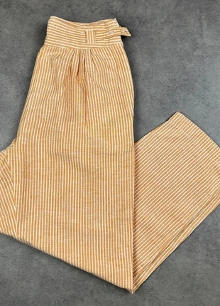 Pantalon Soeur rayé beige et blanc en coton – Taille S femme, marca: soeur, estado: Muy bueno, tamaño: S / 36 / 8, 40,00 €, 42,70 € Protección al comprador incluida