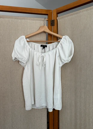 Haut blanc New Look, brand: New Look, condition: Very good, size: L / 40 / 12, €5.00, €5.95 includes Buyer Protection