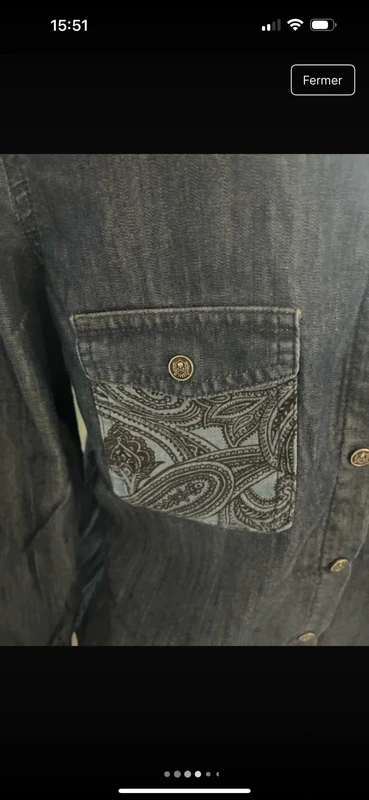 Chemise en jeans femme Kooples - photo numéro 4