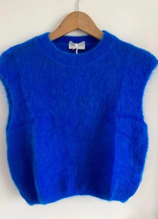 Pull bleu électrique sans manches, brand: Made In Italy, condizioni: Nuovo con cartellino, taglia: S / IT 40 / EU 36, €37.00, €39.55 include la Protezione acquisti