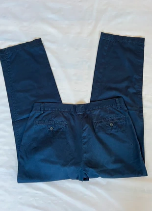 Skipper navy pleated chino pants 100% cotton men's 37" relaxed fit 5 pockets, brand: Skipper, condition: Good, size: XL, £13.92, £15.32 includes Buyer Protection