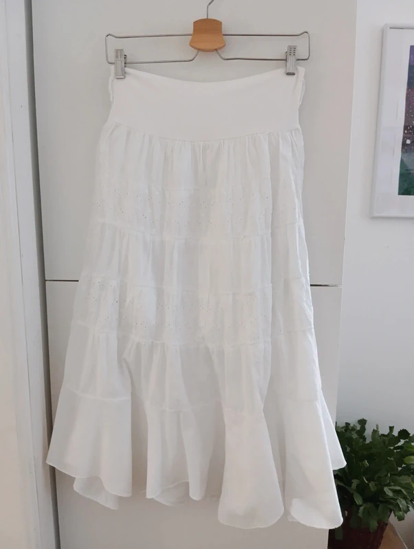 Jupon blanc longueur 3/4 - photo numéro 8