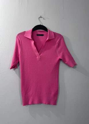 M&S Marks & Spencer Pink Polo Style Jumper/Cardigan Uk 10 Size, brand: Marks & Spencer, condition: Very good, size: M / 10, £6.80, £7.84 includes Buyer Protection
