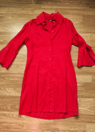 Abito a camicia Vintage 100% Lino veste una S/M anche se c é scritto tg 44 ma veste più piccolo, marque: Vintage Love, état: Très bon état, taille: S / 36 / 8, 15,00 €, 16,45 € Protection acheteurs incluse