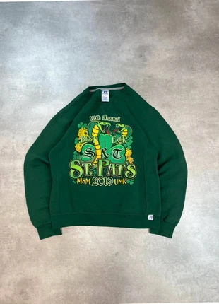 Sweat USA vert foncé imprimé graphique Vintage, brand: Vintage Dressing, condition: Very good, size: S, €7.99, €9.09 includes Buyer Protection Pro