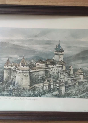Tableau alsacien Château du Haut Koenigsbourg, condition: Good, €20.00, €21.70 includes Buyer Protection