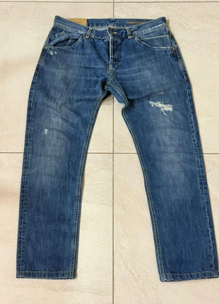 Jeans con Strappi | Uomo | Spedizione 24H, merk: DonDup, staat: Heel goed, maat: L, € 15,00, € 16,45 inclusief Kopersbescherming