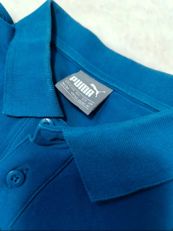 💙Polo PUMA bleu homme taille M classique - photo numéro 3