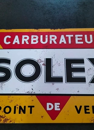 Plaque métallique Solex, brand: PLAQUE MÉTALLIQUE RIGIDE SOLEX, condition: New without tags, €7.00, €8.05 includes Buyer Protection