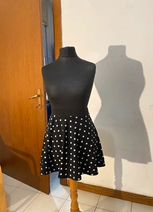 Gonna a pois, marca: Calliope, estado: Muy bueno, tamaño: S / 36 / 8, 5,00 €, 5,95 € Protección al comprador incluida